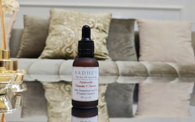 Sadhev Ayurvedic Vitamin C Serum for Glowing and Clear Skin
